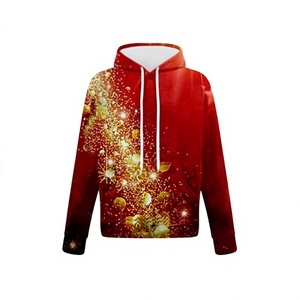Ensemble deux pièces tendance pour femme, style sport décontracté, en tricot respirant avec imprimé numérique, pull à capuche chaud en polyester pour l'automne - Product Image 3