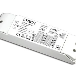 Ltech 20W 250-1000mA तुया ज़िग्बी CC ट्यूनेबल सफेद LED ड्राइवर SE-20-250-1000-W2Z2 फ़्लिकर फ्री डिमेबल LED ड्राइवर