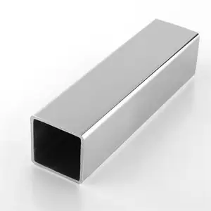 أنبوب مربع من الفولاذ المقاوم للصدأ بلا درزات بمواصفات DIN 1.4462 EN 1.4529 مقاس 80×80 ملم ويتميز بالمتانة والجودة المحقة