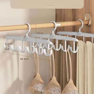En gros, Cintre multifonctionnel à crochets pour sous-vêtements et cravates, pour la maison et le dortoir, séchoir à vêtements ondulé - Product Image 4