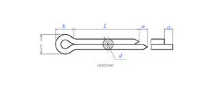 Vente directe fabricant : Goupilles fendues cylindriques en acier allié galvanisé TiCN GB91 à durée de vie prolongée, 70mm, en promotion - Product Image 2