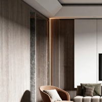 Support TV mural minimaliste effet béton, style moderne, meubles de salon pour téléviseurs de 55 à 59 pouces