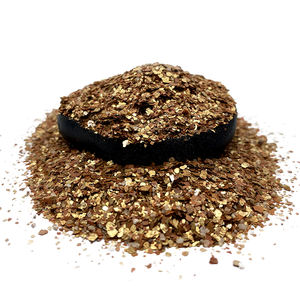 Feuille de Mica synthétique en poudre de perle de Mica dorée naturelle pour revêtements de pierre véritable à bas prix - Product Image 2