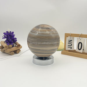 Lámpara de Mesa con Diseño de Cielo Estrellado, Lámpara de Planeta, Luz Nocturna de Aurora Cósmica y <span class=keywords><strong>Asteroide</strong></span>, Regalo de Cumpleaños Perfecto para Decoración del Hogar - Product Image 3
