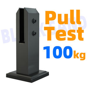 أ حمام سباحة من الفولاذ المقاوم للصدأ مع قاعدة قدم ثابتة مشبك زجاجي للدرج درابزين درابزين - Product Image 5