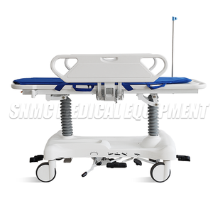 รถเข็นเปลสำหรับเคลื่อนย้ายผู้ป่วยในโรงพยาบาลพร้อมเสา IV พร้อมล้อล็อกส่วนกลาง - Product Image 3