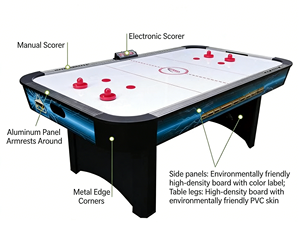 <span class=keywords><strong>Mesa</strong></span> <span class=keywords><strong>de</strong></span> <span class=keywords><strong>Hockey</strong></span> <span class=keywords><strong>de</strong></span> Aire Portátil Personalizable para el Hogar, para Jugar en Interiores - Product Image 4