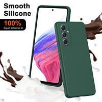 Coque arrière en silicone pour Samsung Galaxy S26/S26 Ultra/A07/A17 Design de luxe 2MM Original Silicone Skin-friendly Mobile Cover Case