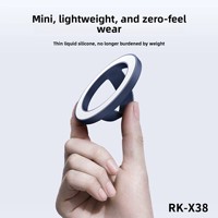 Support magnétique adhésif pour téléphone en silicone liquide avec anneau de maintien et aimant puissant pour une prise en main optimale du téléphone portable