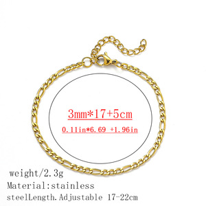 <span class=keywords><strong>Bracciale</strong></span> DIY in Acciaio Inossidabile Placcato Oro 18K PVD Sottovuoto, Antiossidante e Impermeabile, con Catena a Maglie Piatti Stile <span class=keywords><strong>Serpente</strong></span>, Cubano e Bambù, per <span class=keywords><strong>Donna</strong></span> e Uomo - Product Image 6