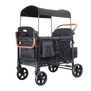 Cochecito Doble para Bebés de Alta Calidad para <span class=keywords><strong>Camper</strong></span> Van, Tubo de Acero, Plegable, Tipo Push-Pull, para Sentarse, para Acampar al Aire Libre - Product Image 1