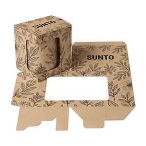 Caja de Embalaje Ecológica de Papel Kraft con Ventana <span class=keywords><strong>para</strong></span> Tazas, Caja de Regalo Sostenible Personalizada con Asa y Ventana de Exhibición <span class=keywords><strong>para</strong></span> Tazas de Café de Cerámica - Product Image 3