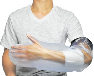 Für Seal cuff Wieder verwendbarer weicher Silikon-Ellbogen für Erwachsene Wasserdichte Guss abdeckung TPU-Material Dusch hülle Ozon Wasserdichter Guss schutz - Product Image 2