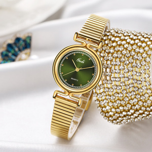 New <b>large</b> dial steel strap watch for women Korean version fashionable diamond studded waterproof quartz watch - Product Image 3