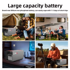 Centrale Électrique Portable Extérieure 300W 220V pour l'Exportation Transfrontalière, Batterie Haute Puissance au Lithium Fer Phosphate pour Live LX-LC02 Haute Puissance - Product Image 2