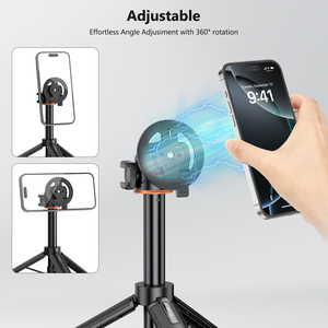 Vrig MG-24 Điện Thoại <span class=keywords><strong>Tripod</strong></span> Núi Xách Tay Từ Hợp Kim Nhôm Điện Thoại Chủ 1/4 Inch Tùy Chỉnh Chủ Đề Cho Iphone Điện Thoại <span class=keywords><strong>Android</strong></span> - Product Image 5