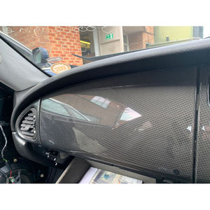 Giaguaro XK8 2005 1996 in fibra di carbonio VERNEER KIT copri cruscotto per auto solo con navigazione - Product Image 3