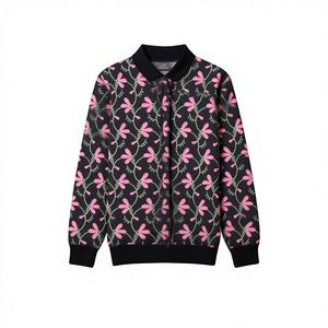 Tissu en coton tissé léger de haute qualité, noir, avec appliques florales 3D brodées, pour robes, kurtis et dupattas, au prix d'exportation - Product Image 1