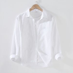 <span class=keywords><strong>Chemise</strong></span> <span class=keywords><strong>Homme</strong></span> RNSHANGER <span class=keywords><strong>en</strong></span> <span class=keywords><strong>Lin</strong></span> à <span class=keywords><strong>Manches</strong></span> <span class=keywords><strong>Longues</strong></span>, Décontractée et Habillée, Couleur Unie, Tendance Ample, Col Rabattu, Simple Boutonnage - Product Image 2