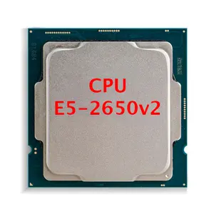 Prosesor Intel Xeon E5-2650 V2 E5 2650 V2 CPU 2.6 LGA 2011 SR1A8 Octa Core Desktop Processor e5 2650V2 2640V2