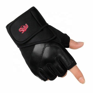 ถุงมือหนังสำหรับออกกำลังกาย ฟิตเนส เพาะกาย ยกน้ำหนัก - Product Image 1