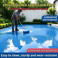 Revêtement Décoratif Lisse et Sans Joint en Sable de Quartz Coloré Époxy, Peinture pour Béton Intérieur/Extérieur