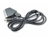 Câble Scart RGB SYYTECH 1,8 m pour Sega DC128 MD1 MD2 Wii Xbox 360 Nintendo 64 Accessoires de console