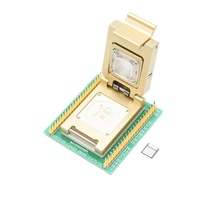 Base de prueba QFN48 con paso de 0.5mm, 7 pines, para programación y burn-in de IC, resistente a altas temperaturas
