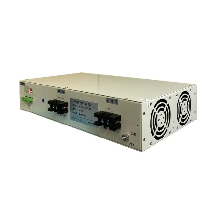 Convertisseur de puissance électrique Ac à DC 5 v DC, 24v Dc à 48v DC, 30a CE, simple température, refroidissement par vent, 8kg CN