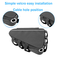 Batterie triangulaire pour vélo de montagne électrique au lithium TRB 36V-72V 10Ah-40Ah avec chargeur 1C