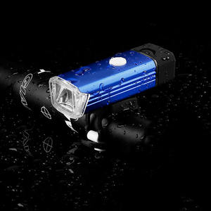 Faro delantero para bicicleta, Led, recargable, resistente al agua, Ip65, aleación de aluminio, 4 modos, rojo, negro, azul, plateado, luz para bicicleta de montaña - Product Image 2