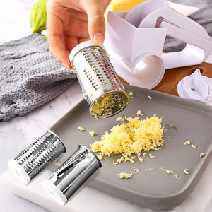Hand Crank Rotary Cheese Grater 3 In 1 Multi Function Shredder Slicer For Cheese Kitchen <b>Tool</b> - Product Image 1