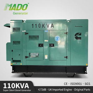 <span class=keywords><strong>Générateur</strong></span> Diesel Insonorisé OEM 110KVA 88KW Moteur 6BT5.9-G1 Triphasé ATS Démarrage Automatique Hôpital Hôtel Faible Consommation <span class=keywords><strong>de</strong></span> Carburant - Product Image 1