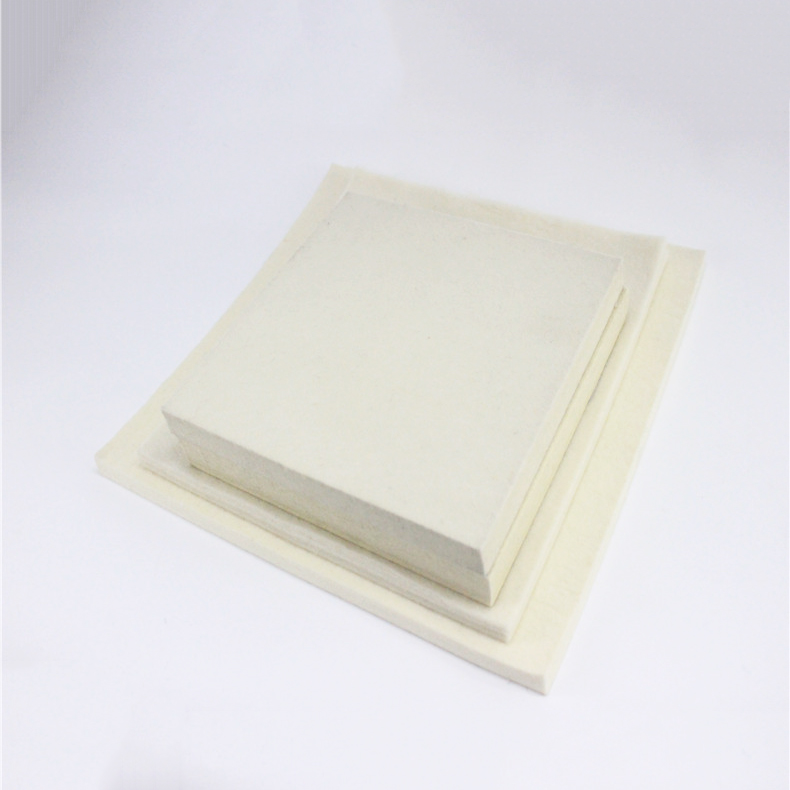 Оптовая продажа, 2 мм, 3 мм, 5 мм, игольчатая белая Мериносовая немецкая 100% шерстяная войлочная ткань