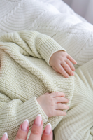 Pull décontracté unisexe pour enfants en coton respirant et écologique, tricot plat simple couche à manches longues pour l'automne