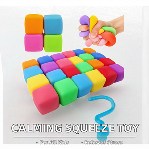 New Arrivals Calming Sensory Rubber Squeeze Balls Funny Unisex <b>Squishy</b> Toy for Kids 8-13 Years Anxiety Stress Relief - Product Image 2
