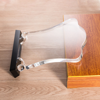 Trophée en verre au Design Unique, gravure de Logo, trophée en cristal personnalisé et prix pour Souvenir