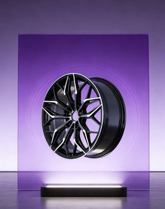 Rines de Aleación de Aluminio 17X7.5, Aplicables a la Versión Modificada, Recubrimiento Negro Brillante Completo, Gran Venta en Existencia - Product Image 3