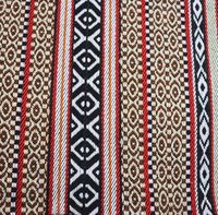 Tissu sadu jacquard à fleurs de style ethnique, étoffe jacquard personnalisé pour meubles et canapés