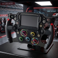 Simulateur profil aluminium volant personnalisé Cockpit simulateur de jeu de conduite superbe Cockpit avec vraie chaise course