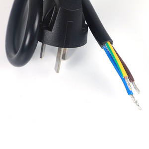 Ac Power Cord 3 Core Iec Plug <b>Stripped</b> End 220V 10A <b>Pvc</b> Wire Home Appliance Use - Product Image 4