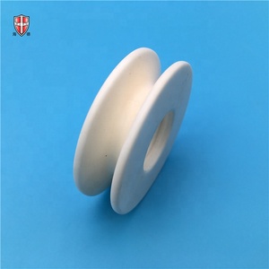 Lucidato Made in cina industria tessile fabbrica vendita diretta Al2O3 allumina ceramica guida rullo puleggia - Product Image 5