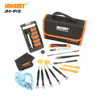 Pour JAKEMY personnalisable bricolage réparation Mini jeu de tournevis vente chaude chromé hexagone fendu en forme de U Triangle Bits plastique OEM