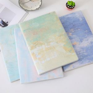 Carnet d'exercices scolaire Diray 68 feuilles avec couverture en caoutchouc, reliure à spirale, imperméable, A5 B5, papier épais, promotion, 0,35 kg - Product Image 4