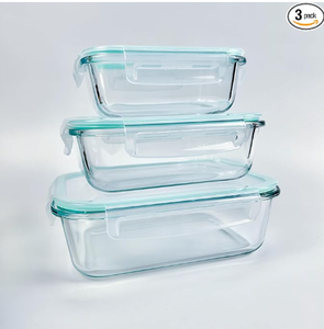 Fiambrera <span class=keywords><strong>de</strong></span> vidrio <span class=keywords><strong>de</strong></span> borosilicato para uso en cocina, contenedor <span class=keywords><strong>de</strong></span> almacenamiento <span class=keywords><strong>de</strong></span> alimentos, fiambrera <span class=keywords><strong>de</strong></span> vidrio para comida - Product Image 5