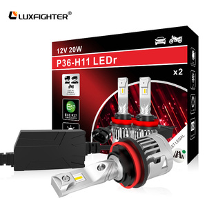 Bombilla <span class=keywords><strong>LED</strong></span> para Faros Delanteros LUXFIGHTER P36 H11, 6000K, 2700LM, 40W, IP65, Resistente al Agua, Repuesto para Automóvil, Blanco Frío, Ventilador de Enfriamiento de Aleación de Zinc, ECE <span class=keywords><strong>R37</strong></span> - Product Image 5