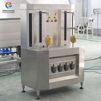 Commerciële dubbelstation pompoen- en butternut squash-schilmachine SUS 304 roestvrij staal, hoge efficiëntie, energiebesparend
