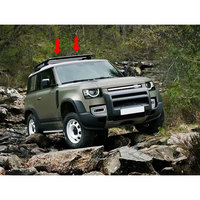 Galerie de toit tout-terrain 4x4 en acier chromé pour 2020 Land Rover Defender 90 110, accessoires de voiture, bagages de toit