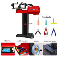 Nouvelle Arrivée S6 Professionnelle Semi-Automatique Électrique Réglable en Hauteur 50W Machine à Cordage de Raquettes de Tennis et de Badminton Outils Dissimulés