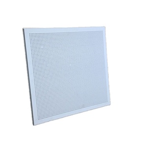 Plaques <span class=keywords><strong>de</strong></span> plafond en plâtre perforées 600x600mm, système <span class=keywords><strong>acoustique</strong></span> sans joint, plaque <span class=keywords><strong>de</strong></span> plafond en plâtre - Product Image 1